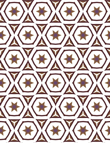 Geometrisches Ornamentales Vektormuster Nahtlose Design Textur — Stockvektor