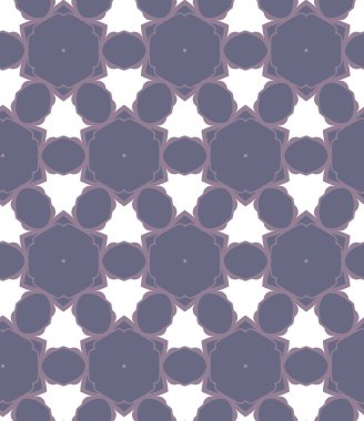 Geometrik süslemeli vektör deseni. Kusursuz tasarım dokusu 