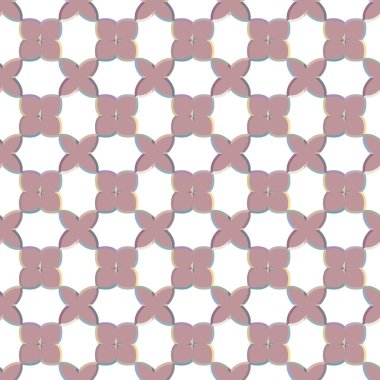 Geometrik süslemeli vektör deseni. Kusursuz tasarım dokusu 