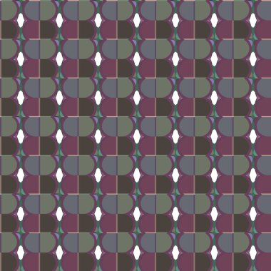 Geometrik süslemeli vektör deseni. Kusursuz tasarım dokusu