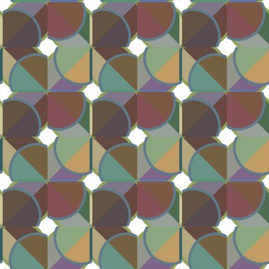 Geometrik süslemeli vektör deseni. Kusursuz tasarım dokusu