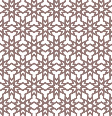 Geometrik süslemeli kusursuz desen. vektör illüstrasyonu