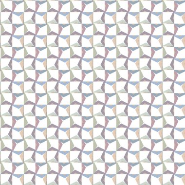 Geometrik süslemeli vektör deseni. Kusursuz tasarım dokusu 