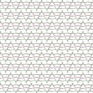 Geometrik süslemeli vektör deseni. Kusursuz tasarım dokusu 