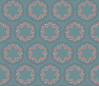 Geometrik süslemeli vektör deseni. Kusursuz tasarım dokusu