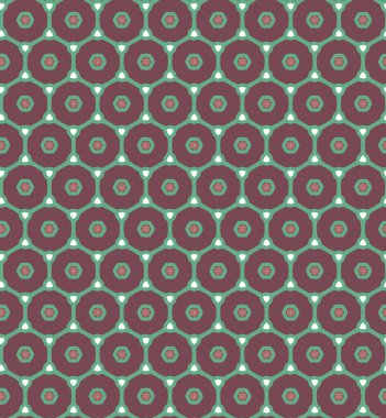 Geometrik süslemeli vektör deseni. Kusursuz tasarım dokusu