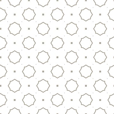 Geometrik süslemeli vektör deseni. Kusursuz tasarım dokusu 