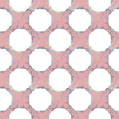 Geometrik süslemeli vektör deseni. Kusursuz tasarım dokusu 