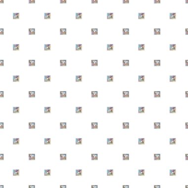 Geometrik süslemeli vektör deseni. Kusursuz tasarım dokusu