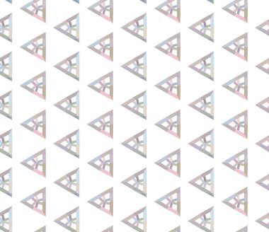 Geometrik süslemeli kusursuz desen. vektör illüstrasyonu