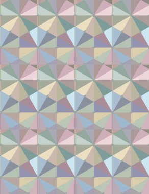 Geometrik süslemeli vektör deseni. Kusursuz tasarım dokusu 
