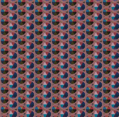 Geometrik süslemeli vektör deseni. Kusursuz tasarım dokusu 