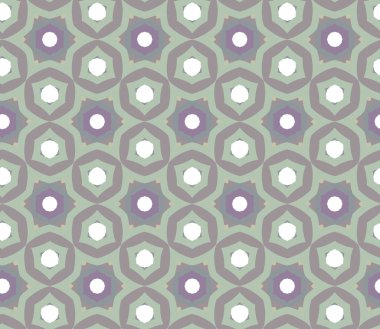 Geometrik süslemeli vektör deseni. Kusursuz tasarım dokusu