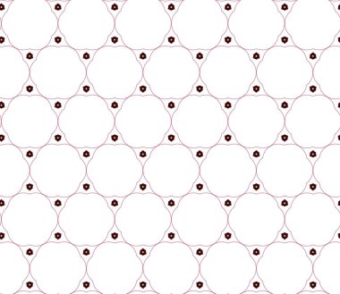 Geometrik süslemeli vektör deseni. Kusursuz tasarım dokusu 