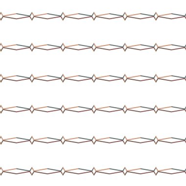 Geometrik süslemeli vektör deseni. Kusursuz tasarım dokusu 