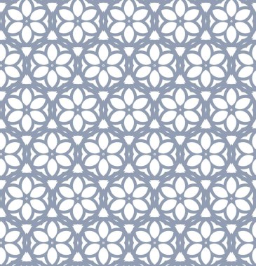 Geometrik süslemeli vektör deseni. Kusursuz tasarım dokusu