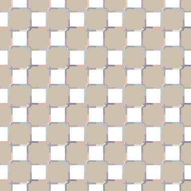 Geometrik süslemeli vektör deseni. Kusursuz tasarım dokusu