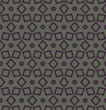 Geometrik süslemeli vektör deseni. Kusursuz tasarım dokusu