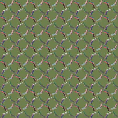 Geometrik süslemeli vektör deseni. Kusursuz tasarım dokusu 