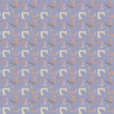 Geometrik süslemeli vektör deseni. Kusursuz tasarım dokusu 