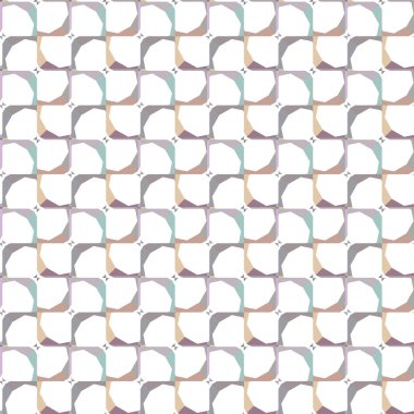 Geometrik süslemeli vektör deseni. Kusursuz tasarım dokusu 