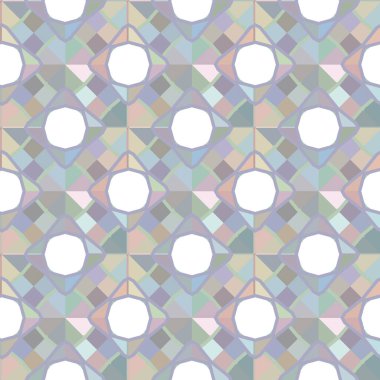 Geometrik süslemeli vektör deseni. Kusursuz tasarım dokusu 