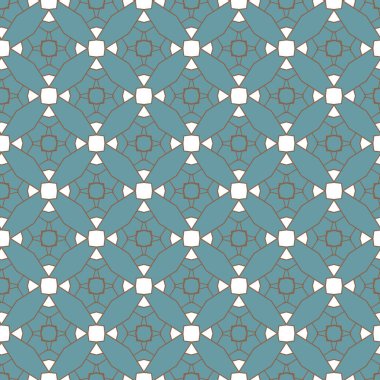 Geometrik süslemeli vektör deseni. Kusursuz tasarım dokusu 