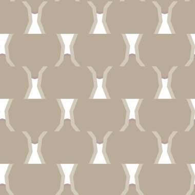 Geometrik süslemeli vektör deseni. Kusursuz tasarım dokusu