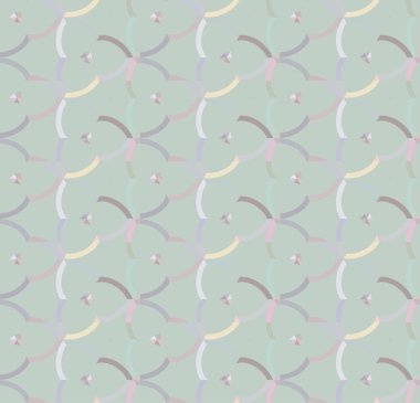 Geometrik süslemeli vektör deseni. Kusursuz tasarım dokusu 