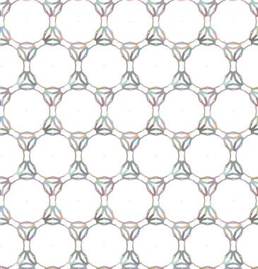 Geometrik süslemeli vektör deseni. Kusursuz tasarım dokusu