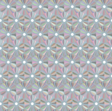 Geometrik süslemeli vektör deseni. Kusursuz tasarım dokusu 