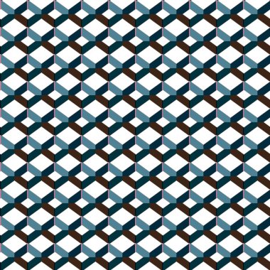 Geometrik süslemeli vektör deseni. Kusursuz tasarım dokusu