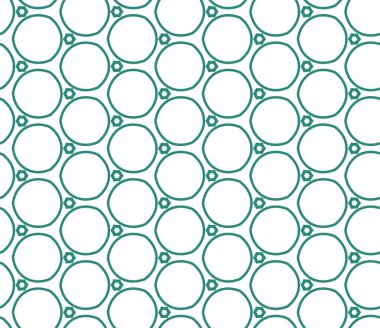 Geometrik süslemeli vektör deseni. Kusursuz tasarım dokusu