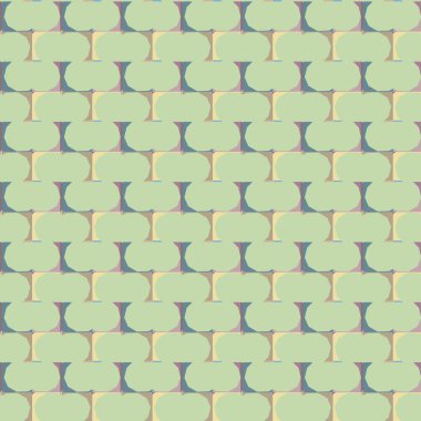 Geometrik süslemeli vektör deseni. Kusursuz tasarım dokusu 