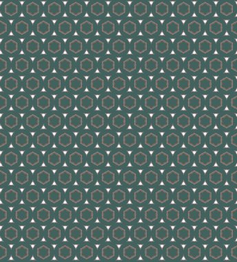 Geometrik süslemeli vektör deseni. Kusursuz tasarım dokusu 