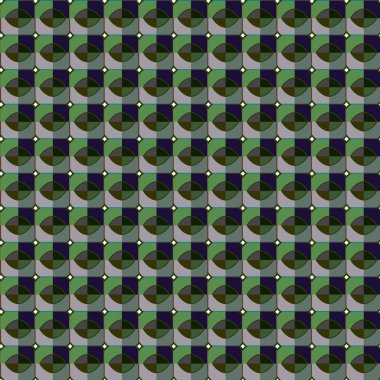 Geometrik süslemeli vektör deseni. Kusursuz tasarım dokusu 