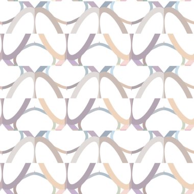 Geometrik süslemeli kusursuz desen. vektör illüstrasyonu