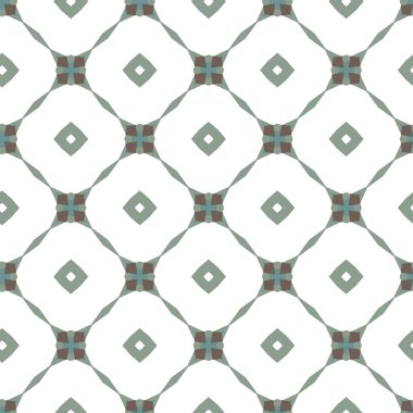 Geometrik süslemeli vektör deseni. Kusursuz tasarım dokusu 