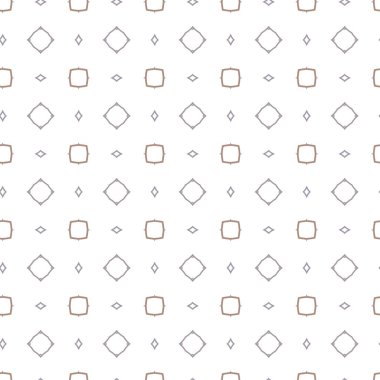 Geometrik süslemeli vektör deseni. Kusursuz tasarım dokusu