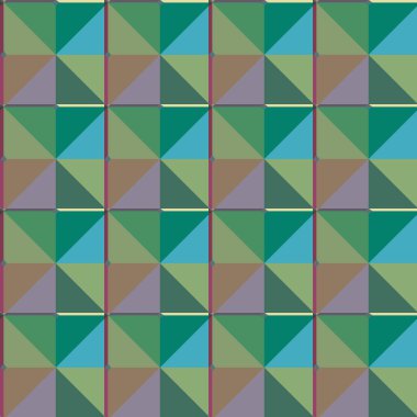 Geometrik süslemeli vektör deseni. Kusursuz tasarım dokusu 