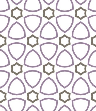 Soyut geometrik şekilli kusursuz desen