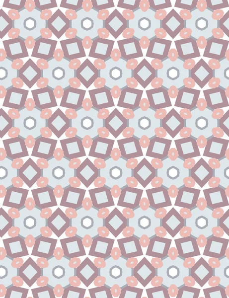 Geometrik süslemeli vektör deseni. Kusursuz tasarım dokusu 