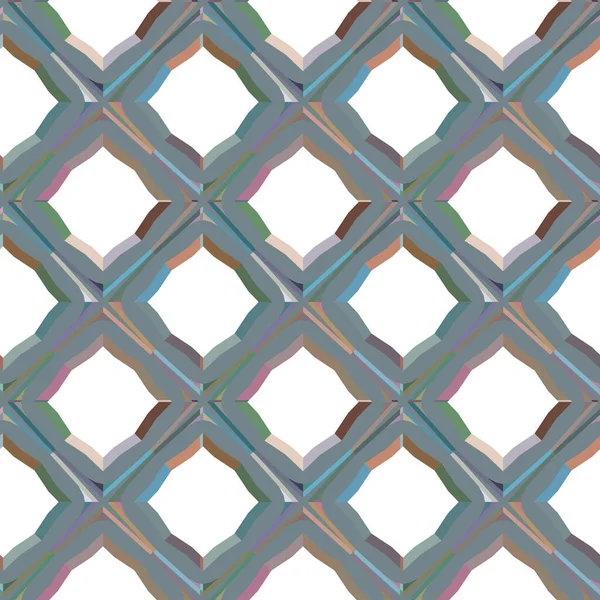 Geometrisches Ornamentales Vektormuster Nahtlose Design Textur — Stockvektor