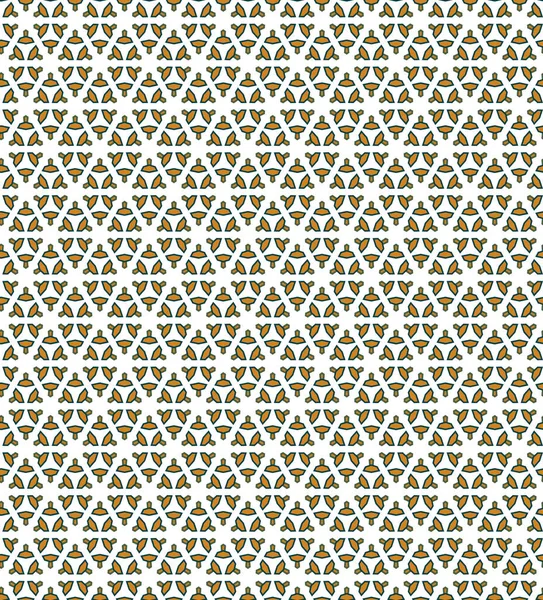 Geometric Ornamental Vector Pattern Seamless Design Texture — Stock Vector