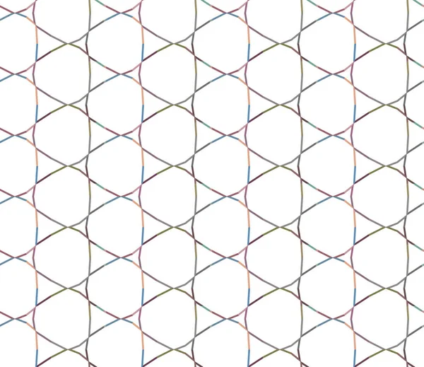 Geometrik süslemeli vektör deseni. Kusursuz tasarım dokusu 