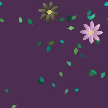 Çiçeksiz arka plan, vektör illüstrasyonu