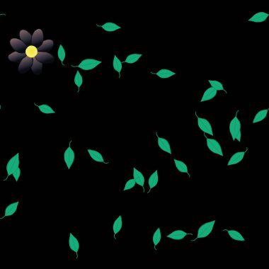 Çiçeksiz arka plan, vektör illüstrasyonu