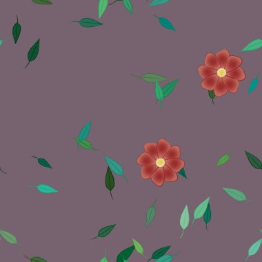 Çiçeksiz arka plan, vektör illüstrasyonu