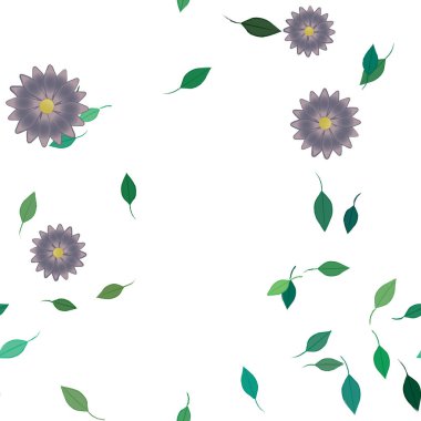 Çiçeksiz arka plan, vektör illüstrasyonu