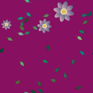 Çiçeksiz arka plan, vektör illüstrasyonu